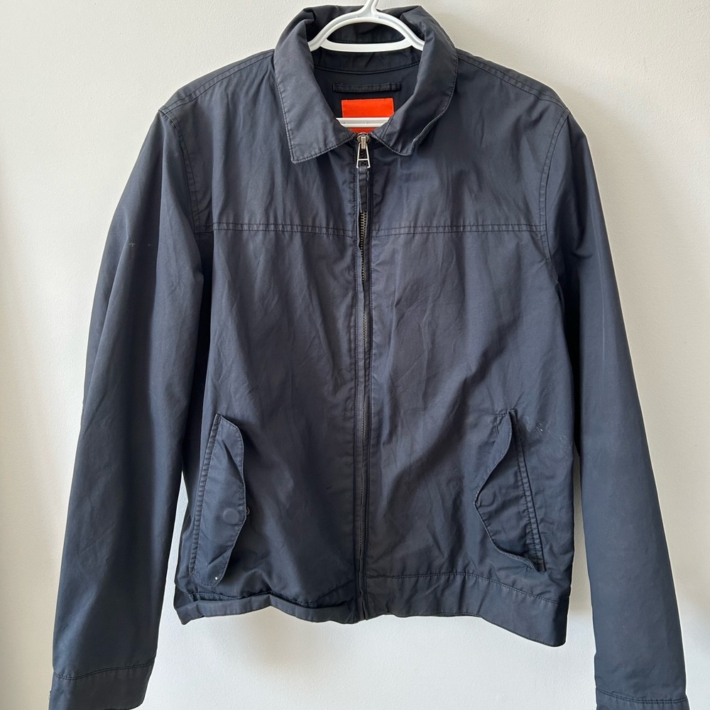 Vintage Utility Jacket Navy Medium